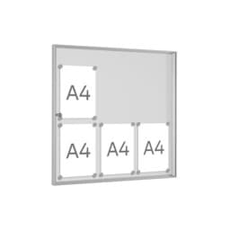 Preiswerter Einstiegs-Schaukasten 6x DIN A4 Preiswerter Einstiegs-Schaukasten 6x DIN A4
