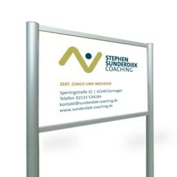Firmenschild-Aufsteller für Coach / Mediator / Kanzlei oder Unternehmen Firmenschild-Aufsteller für Coach / Mediator / Kanzlei oder Unternehmen