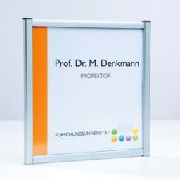 Premium-Türschild für die attraktive Innentür-Beschilderung von Büros Premium-Türschild für die attraktive Innentür-Beschilderung von Büros