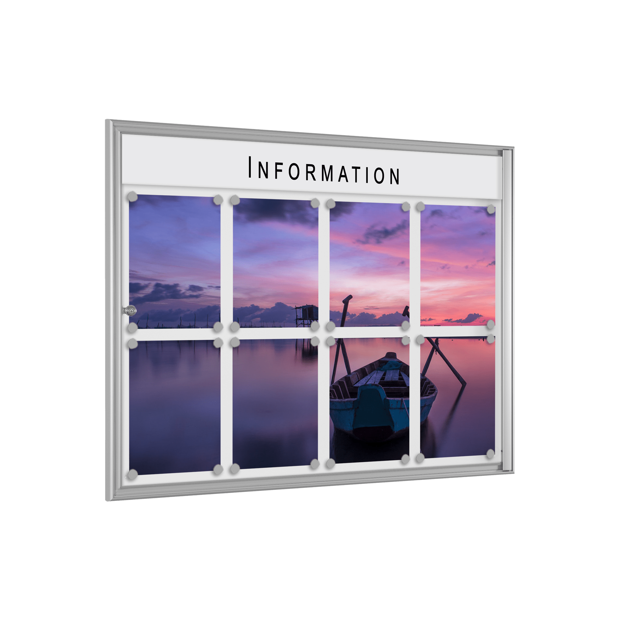 Einfacher Schaukasten für den Innenbereich