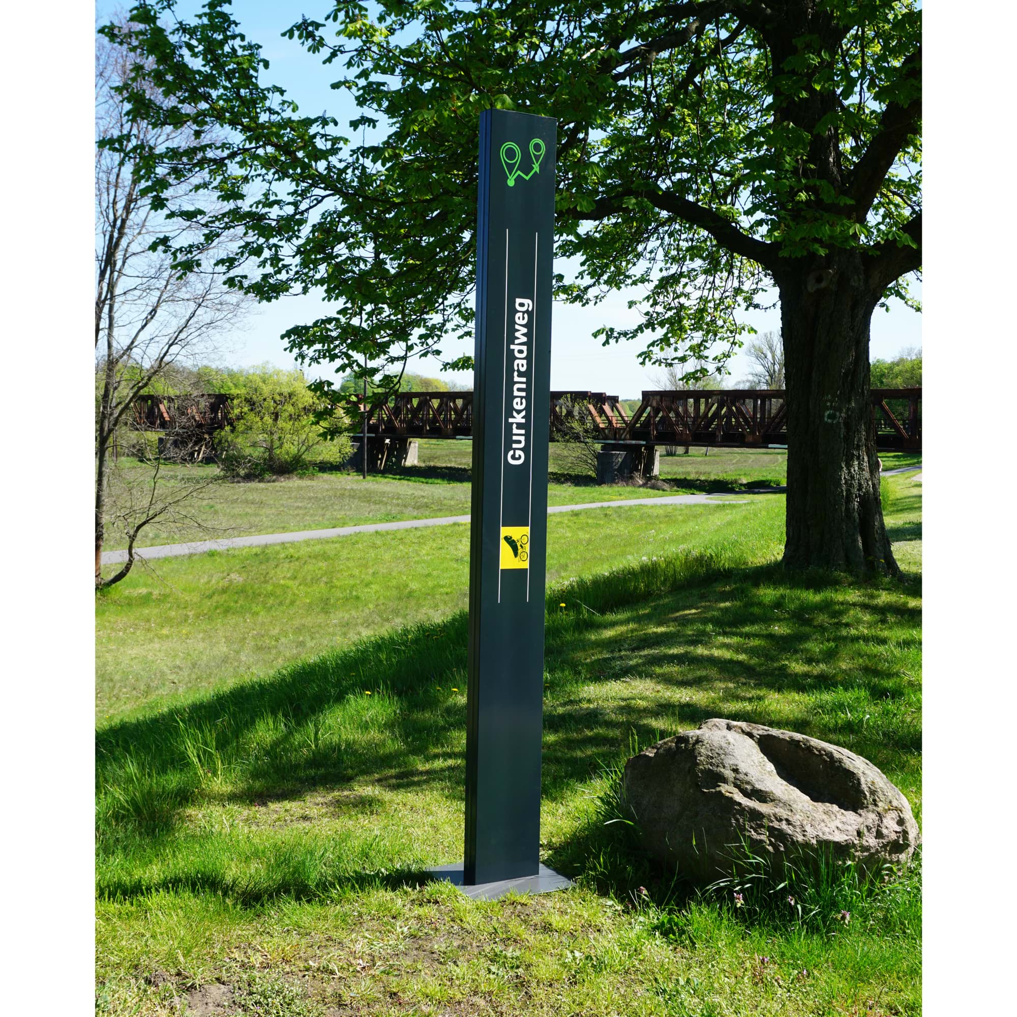 Infostele für Tourismus-Beschilderung