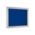 Klassischer Außen-Schaukasten, abschließbar, 5 Jahre Hersteller-Garantie, 8x DIN A4, Rückwand blau