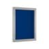 Klassischer Außen-Schaukasten, abschließbar, 5 Jahre Hersteller-Garantie, 9x DIN A4, Rückwand blau