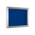 Außen-Schaukasten, abschließbar, 5 Jahre Hersteller-Garantie, 8x DIN A4, Rückwand blau
