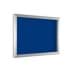 Außen-Schaukasten, abschließbar, 5 Jahre Hersteller-Garantie, 18x DIN A4, Rückwand blau