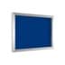 Außen-Schaukasten, abschließbar & arretierbar, 5 Jahre Hersteller-Garantie, 18x DIN A4, Rückwand blau