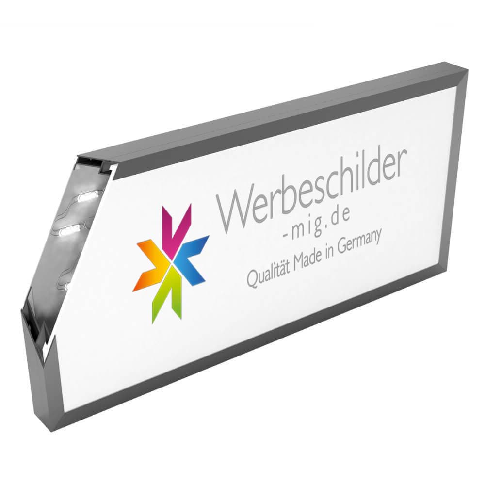 Flach-Leuchtkasten zur Wnadmontage mit nur 60 mm Tiefe